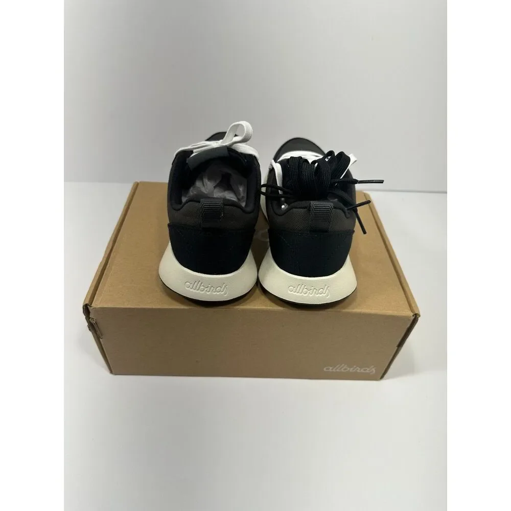Allbirds Courier Women’s 6 Dark Grey Black White Sneakers New Box